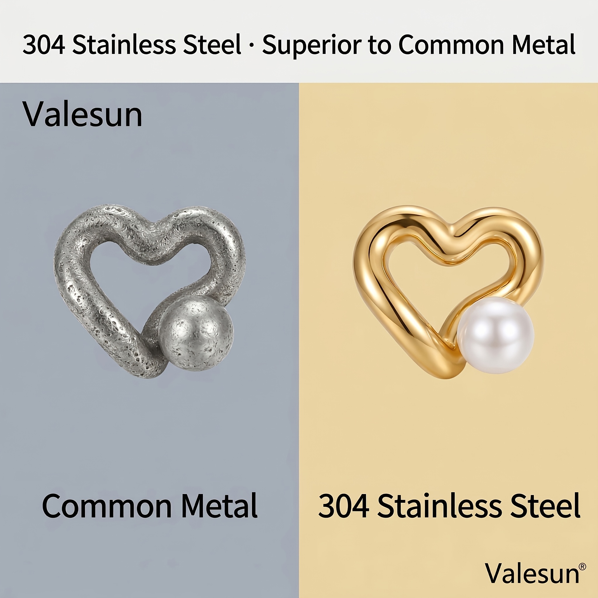 Girls' 18K Plated Hypoallergenic Earrings